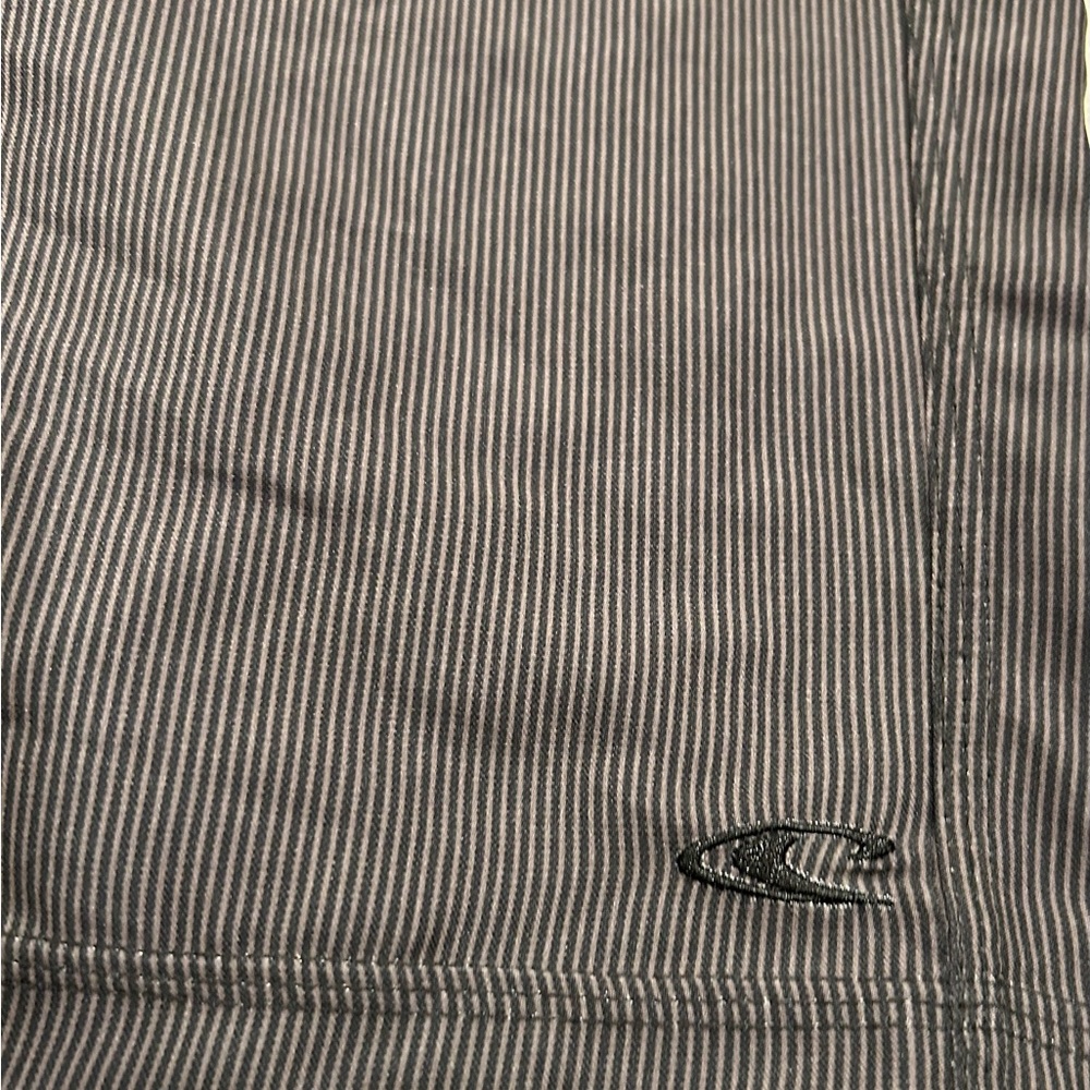 O’Neill Hybrid Pinstripe Lightweight Brown Shorts, Size 36